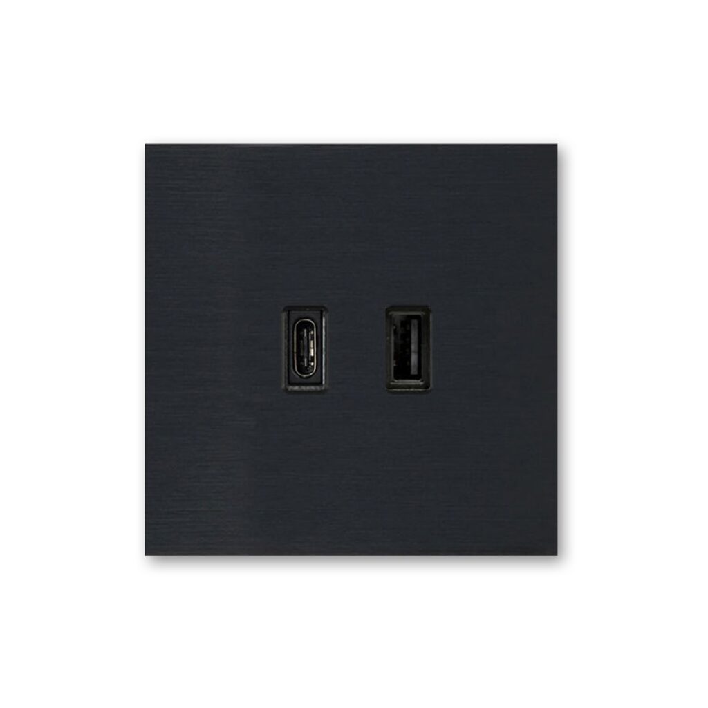 USB + Type C დამტენი- Basalte
